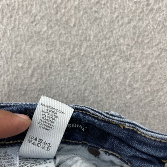 Lucky Brand Jeans Size 0/25 Ankle Lolita Skinny Stretch Denim Distressed - Picture 11 of 15